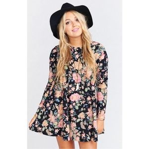 Show Me Your Mumu Tyler Tunic Dress Floral Size XS